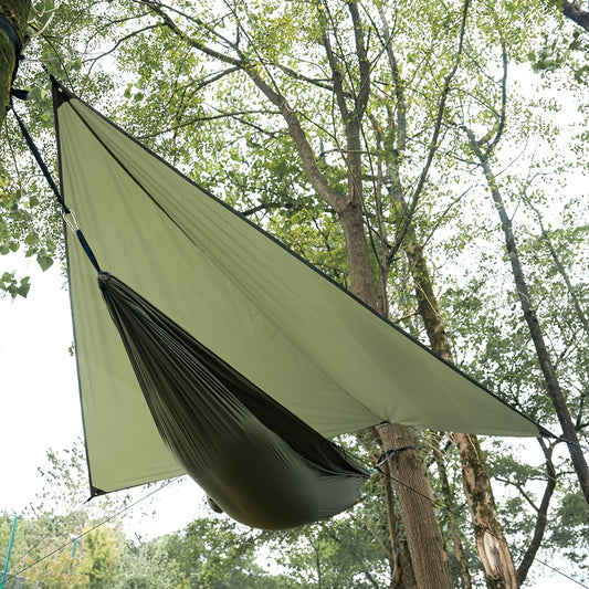 Hamac Outdoor avec Moustiquaire Réversible et Protection Pluie