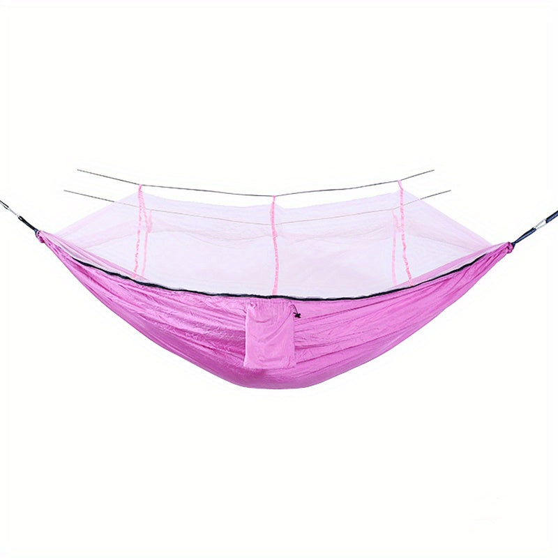Hamac double anti-basculement avec moustiquaire – Camping & détente en plein air