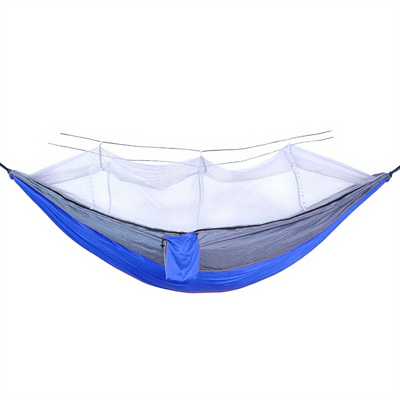 Hamac double anti-basculement avec moustiquaire – Camping & détente en plein air