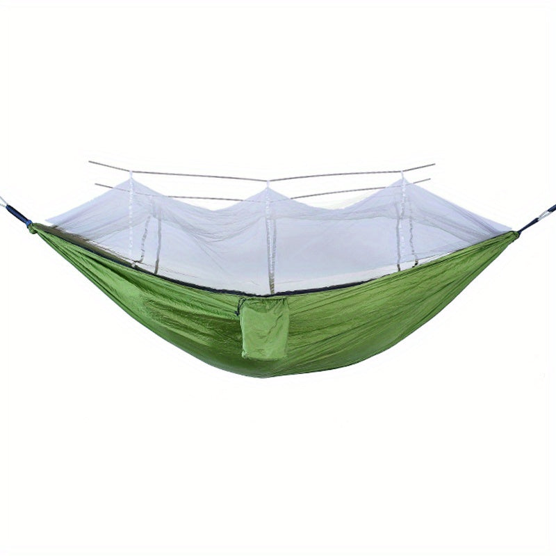 Hamac double anti-basculement avec moustiquaire – Camping & détente en plein air